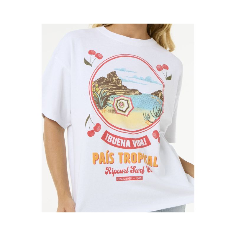 RIP CURL Cove Heritage Tee White