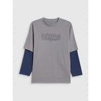 Boy's longsleeve loose with print 4F 4FJRSS26TLONM631-24S 4f