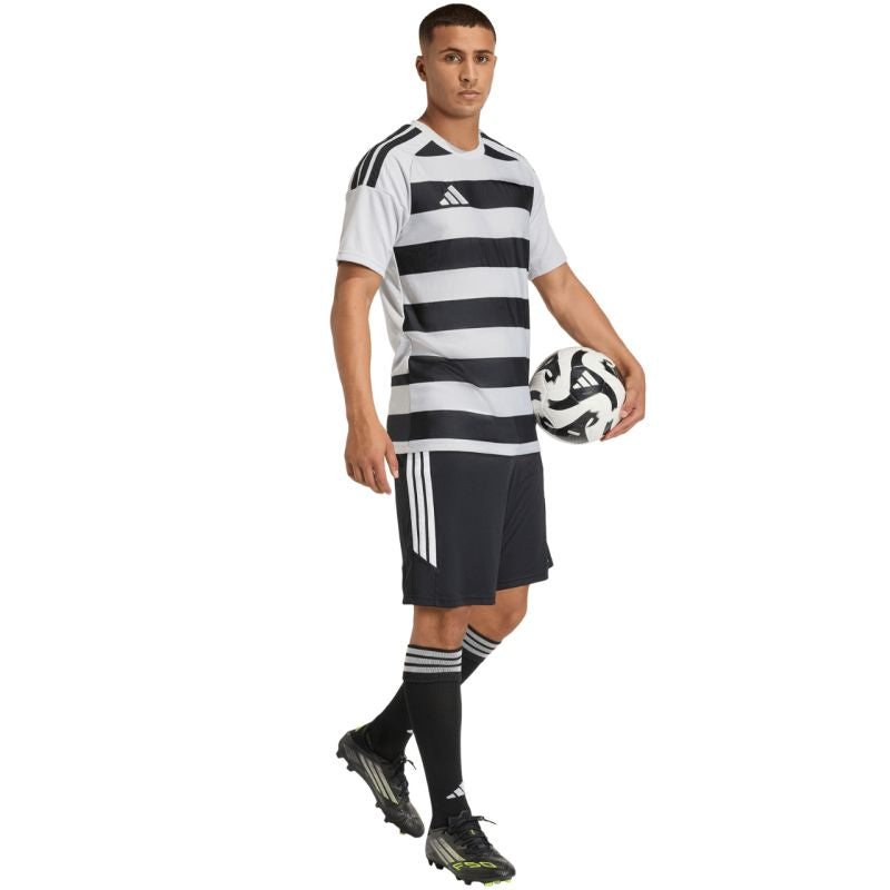 adidas Hooped 26 Jersey Men’s T-Shirt Grey-Black KF3396