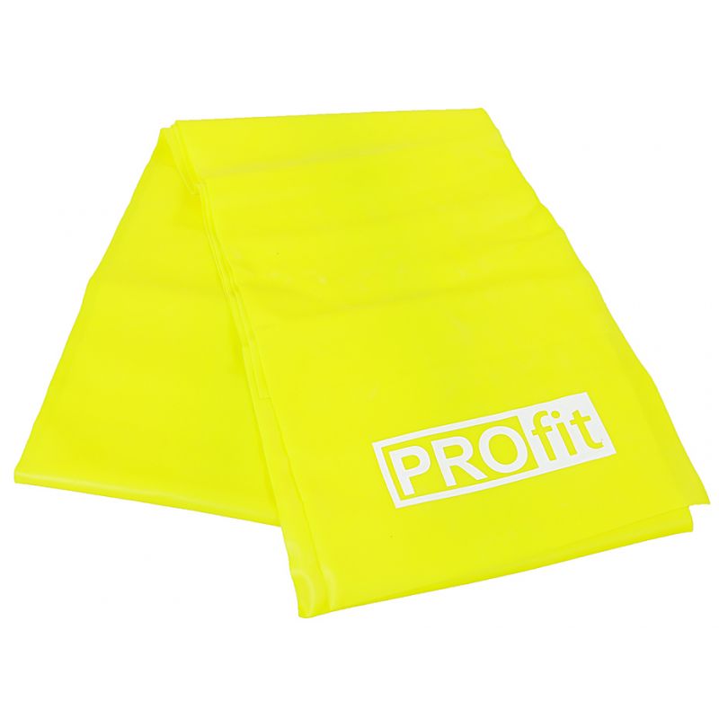 Fitness rubber PROFIT LONG LIGHT 200x15x0,35cm yellow DK 2227 Accessories/Training equipment Your Sports Performance