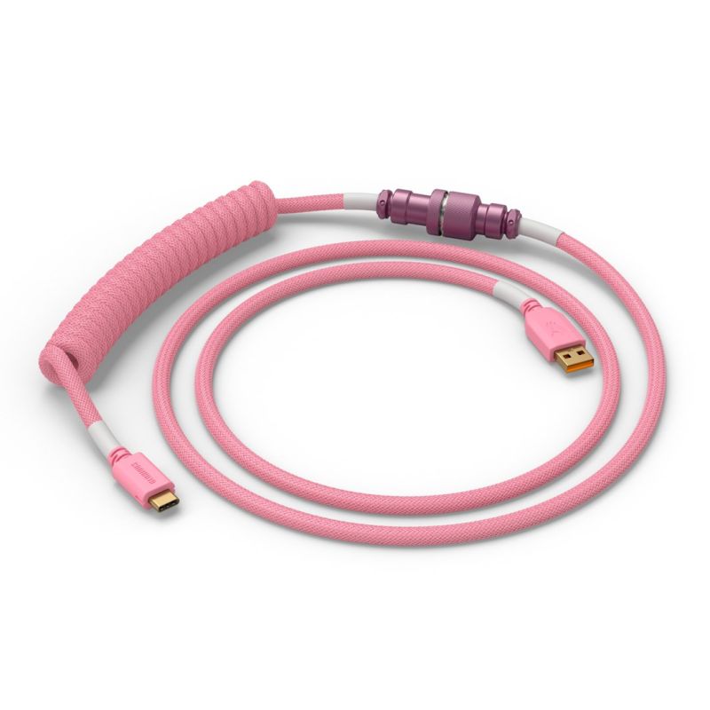 Glorious Gaming GLO-KB-ACC-CBL-COIL-PPNK Keyboard/Mouse Cable Pink 1.4m Kable i adaptery/Kable USB Your Sports Performance