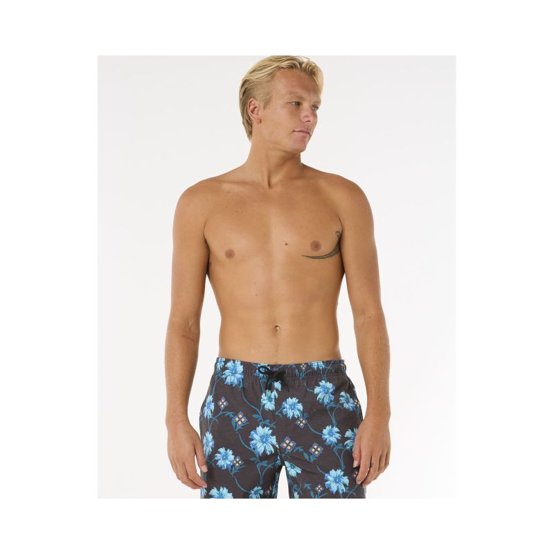 RIP CURL Surf Revival Floral Volley boardshorts black