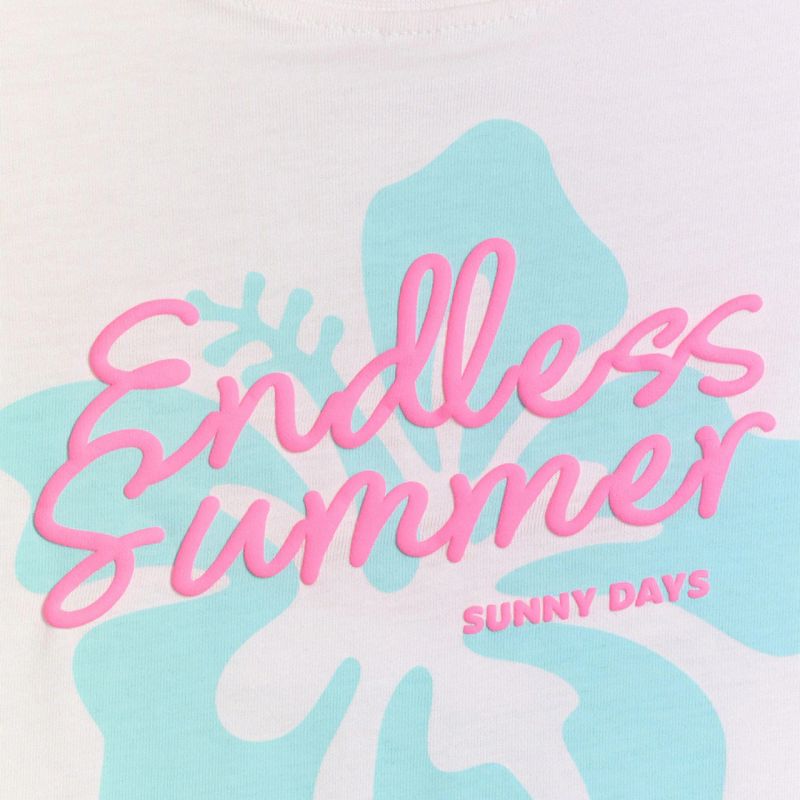 T-shirt for girls 4F F2938 white 4FJWSS26TTSHF2938 10S