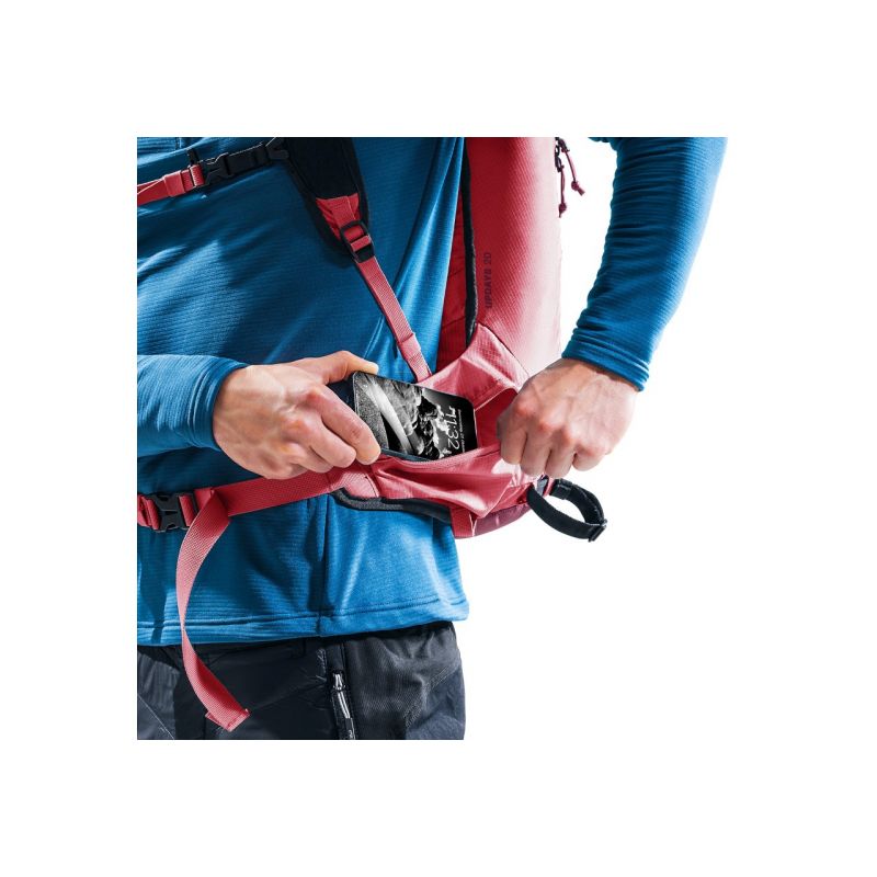 Deuter Updays 20 ski touring backpack - ruby/hibiscus