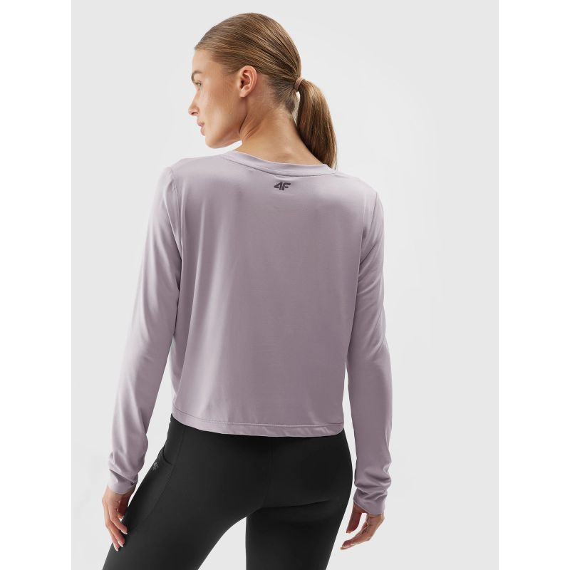 Women's 4F quick-drying slim training longsleeve *Kategoria tymczasowa Your Sports Performance