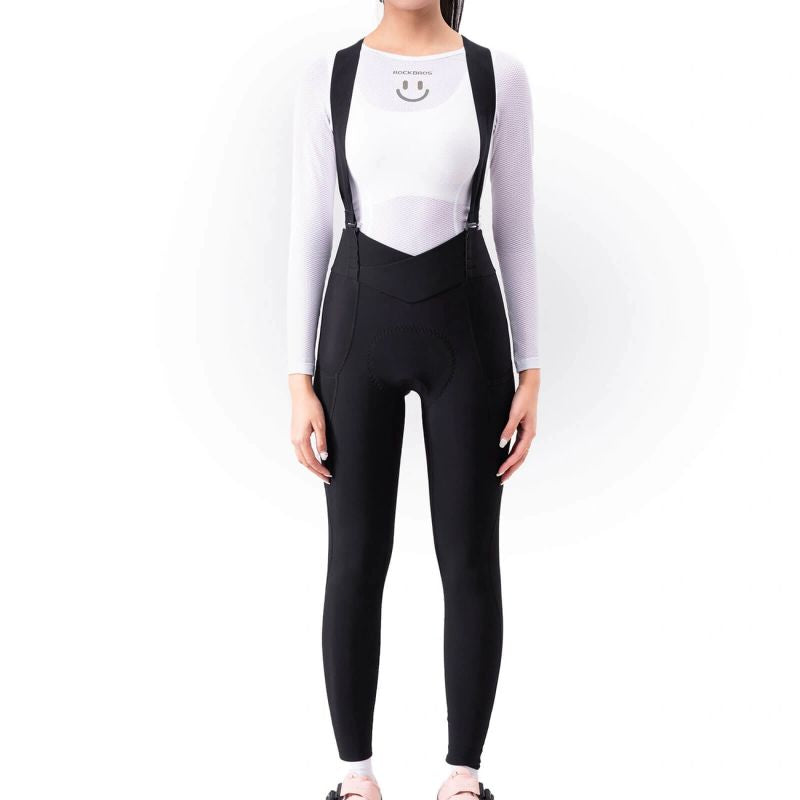 Rockbros YDCK006 TVI Women's Cycling Bib Shorts with Pad Size S - Black