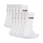 Adidas Cushioned Linear Crew Socks 10 Pairs White KF9091