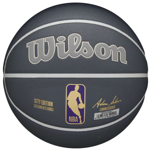 Wilson NBA Team City Collector Sacramento Kings Ball WZ4016426ID Gray 7 In preparation Your Sports Performance