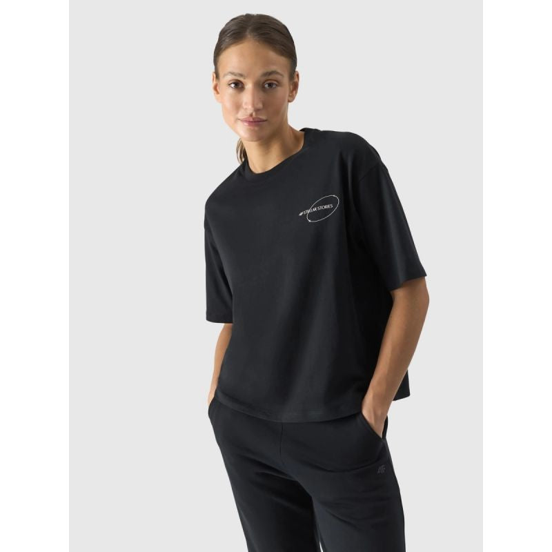 Women's oversize printed T-shirt 4F 4FRSS24TTSHF2089-20S 4f