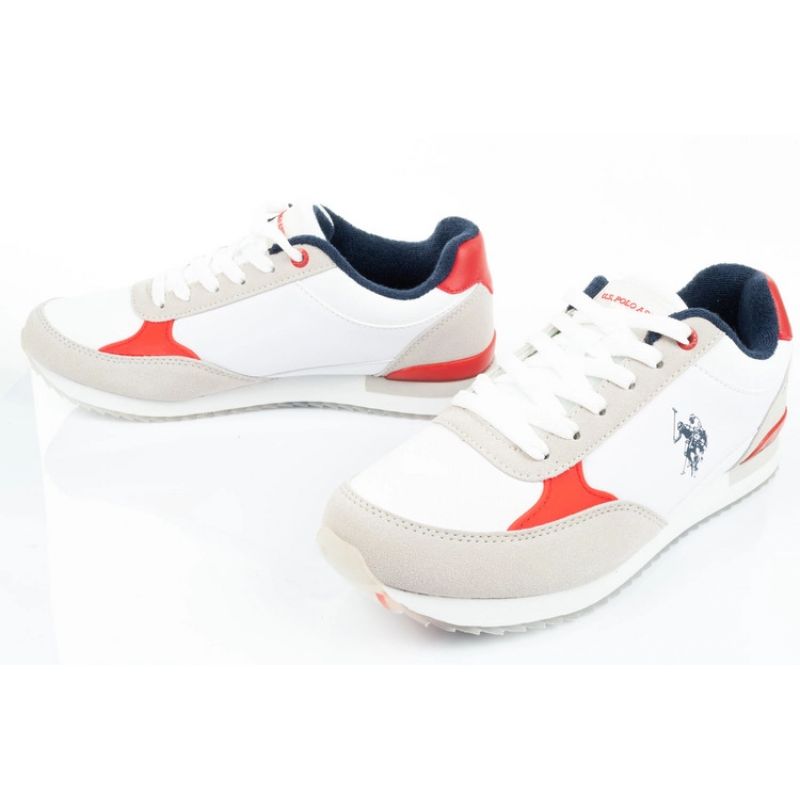 US Polo ASSN trainers. M UP21M48062-WHI-RED01 Footwear/Lifestyle Your Sports Performance
