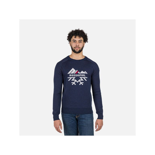 Rossignol Alpine Half Zip Sweater Navy Blue Rossignol