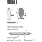 Self-inflating mat High Peak Minto L 195x60x3 41116 Accessories/Training equipment Your Sports Performance