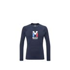 MILLET Trilogy Wool T-shirt Ts Ls M navy blue
