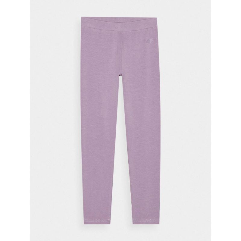 Girls' knitted leggings 4F Junior 4FJRAW24TTIGF239-51S *Kategoria tymczasowa Your Sports Performance