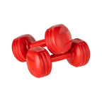 Bituminous dumbbell set 20kg (2x1kg + 2x2kg + 2x3kg + 2x4kg), REBEL ACTIVE To be categorized Your Sports Performance