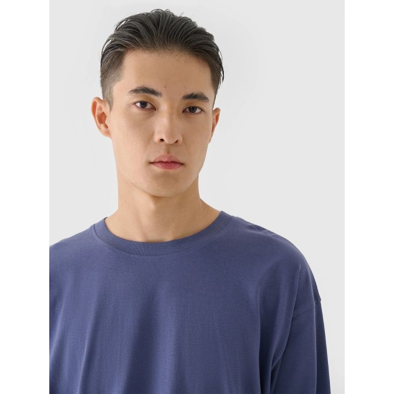 Men's oversize longsleeve with print 4F 4FRAW24TLONM507-32S *Kategoria tymczasowa Your Sports Performance