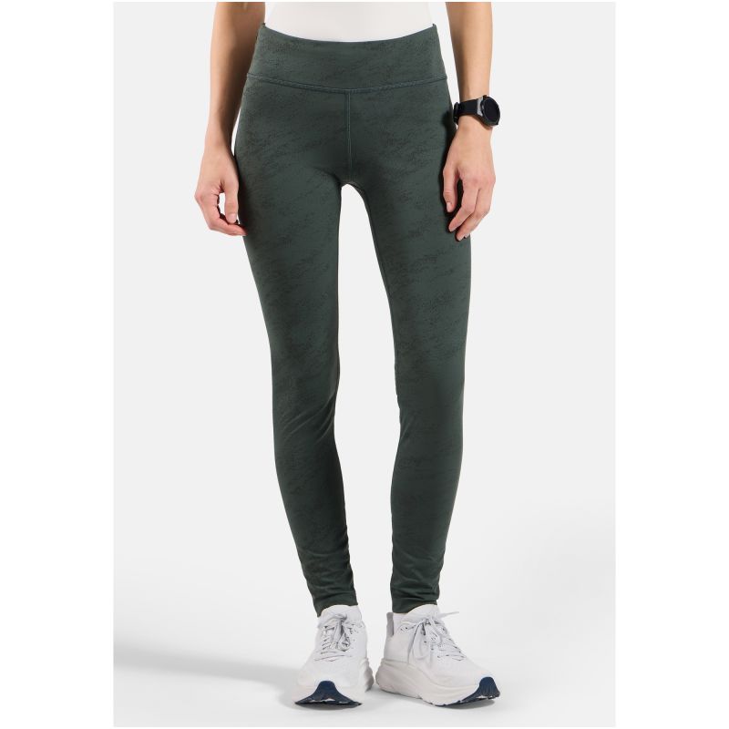 Odlo Tights ZEROWEIGHT PRINT REFLECTIVE Leggings – Green