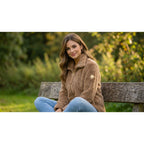 Women’s fleece jacket Geographical Norway TOFURE TAUPE DB LADY 0124 (WZ8151F/GN-TAUPE)