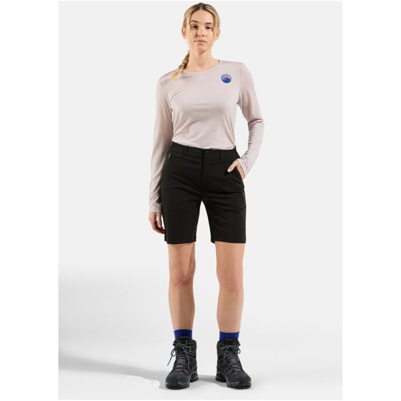 Women's Odlo Ascent Light Shorts, Black