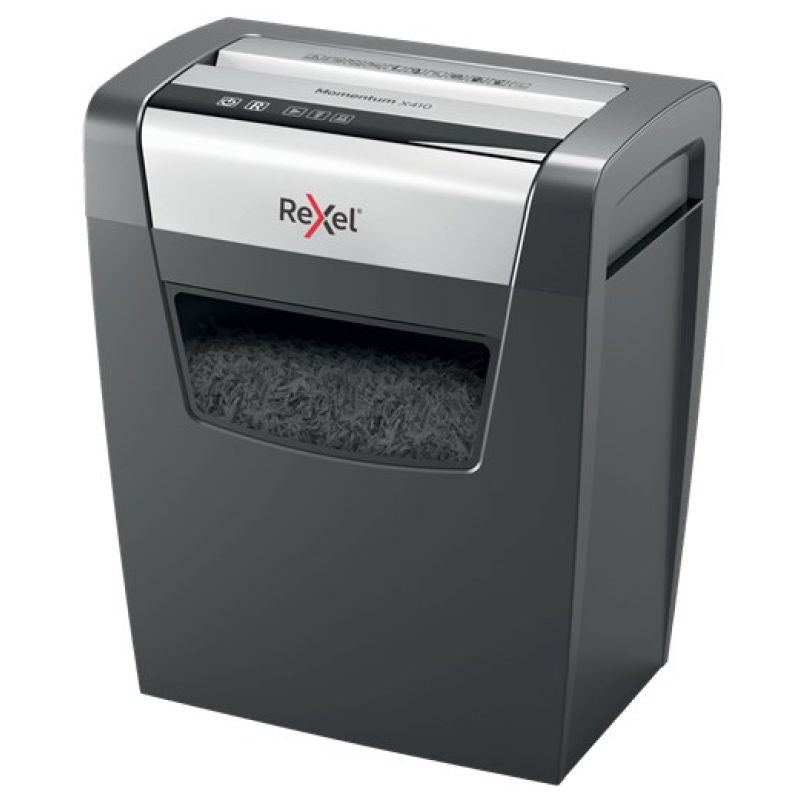 Rexel Momentum X410 Shredder, 10 sheets, 23 l bin Urządzenia biurowe/Niszczarki Your Sports Performance