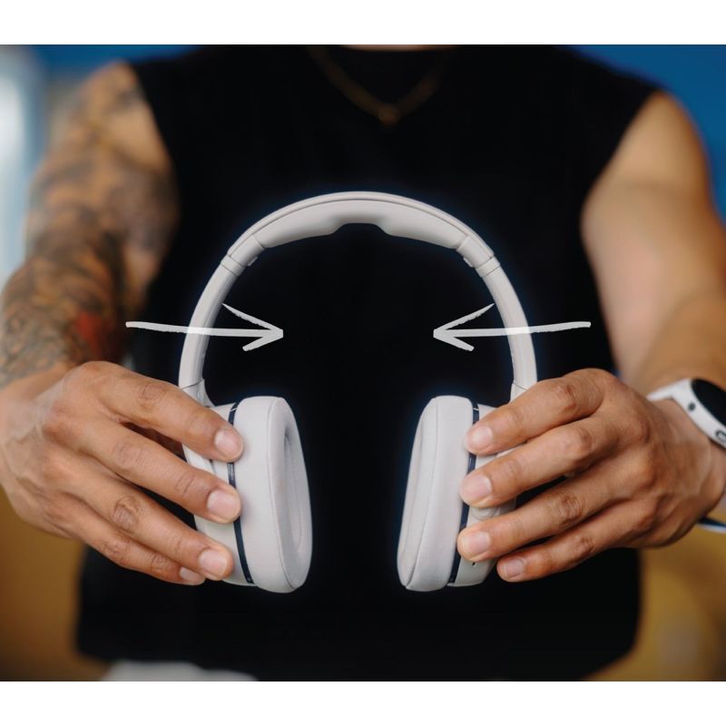 Skullcandy Crusher 540 Active Over-Ear Gray Concrete headphones In preparation Your Sports Performance