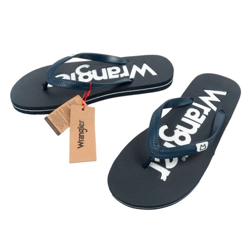 Wrangler men's slippers Cole Flipflop navy blue flip-flops Wrangler