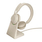 Jabra Evolve2 65 MS stereo wireless headphones Link380a, beige + stand In preparation Your Sports Performance