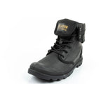 Palladium Women's Baggy Coated High Top Sneakers Fashionable Black In preparation Your Sports Performance