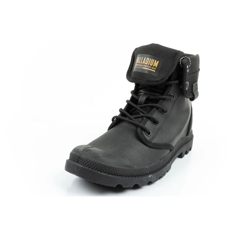 Palladium Women's Baggy Coated High Top Sneakers Fashionable Black In preparation Your Sports Performance