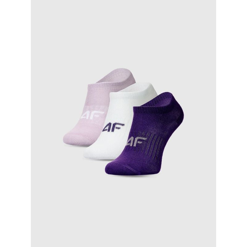 Girls' casual ankle socks (SET OF 3) 4F 4FJWMM00USOCF496-92S 4f