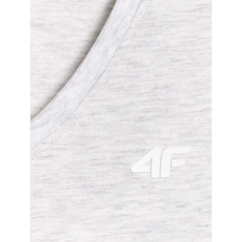 Women's basic V-neck T-shirt 4F 4FWMM00TTSHF3307-27M *Kategoria tymczasowa Your Sports Performance
