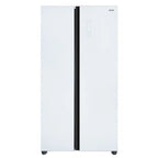 Side By Side Total No Frost Refrigerator-Freezer MPM-427-SBS-05/NL white glass front AGD - Produkty/Lodówki wolnostojące Your Sports Performance
