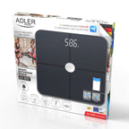ADLER AD 8187b bathroom scale black AGD - Produkty/Wagi łazienkowe Your Sports Performance