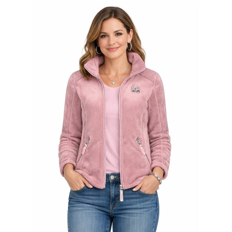 Geographical Norway Women's Fleece Ticarina Old Pink Db Lady 0124 light pink (WZ8083F/GN-Light pink) Geographical Norway