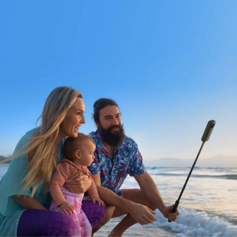 Insta360 85cm Invisible Selfie Stick with Sleeve - 85cm stick with rubber grip Import z Action/Akcesoria sportowe i turystyczne/Kamery sportowe - Akcesoria Your Sports Performance