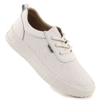 Sergio Leone PB236-S women's leather wedge sneakers, black Footwear Your Sports Performance