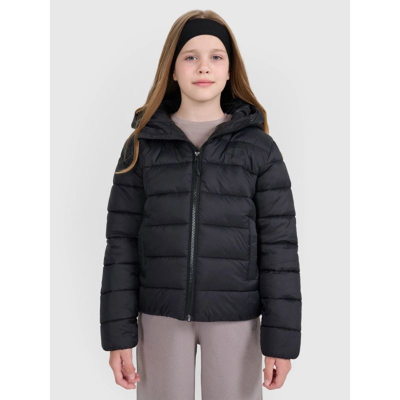 Children's down jacket with synthetic filling, unisex, 4F 4FJRAW25TDJAU0804-20S Clothing Your Sports Performance