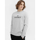 Sweatshirt 4F M 4FSS23TSWSM349 cool light gray melange Clothing/Training 4F