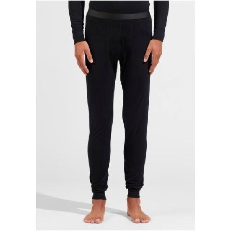 Odlo Men's Leggings BL BOTTOM Long MERINO 200 Size L Black Odzież militarna/Bielizna termoaktywna Your Sports Performance