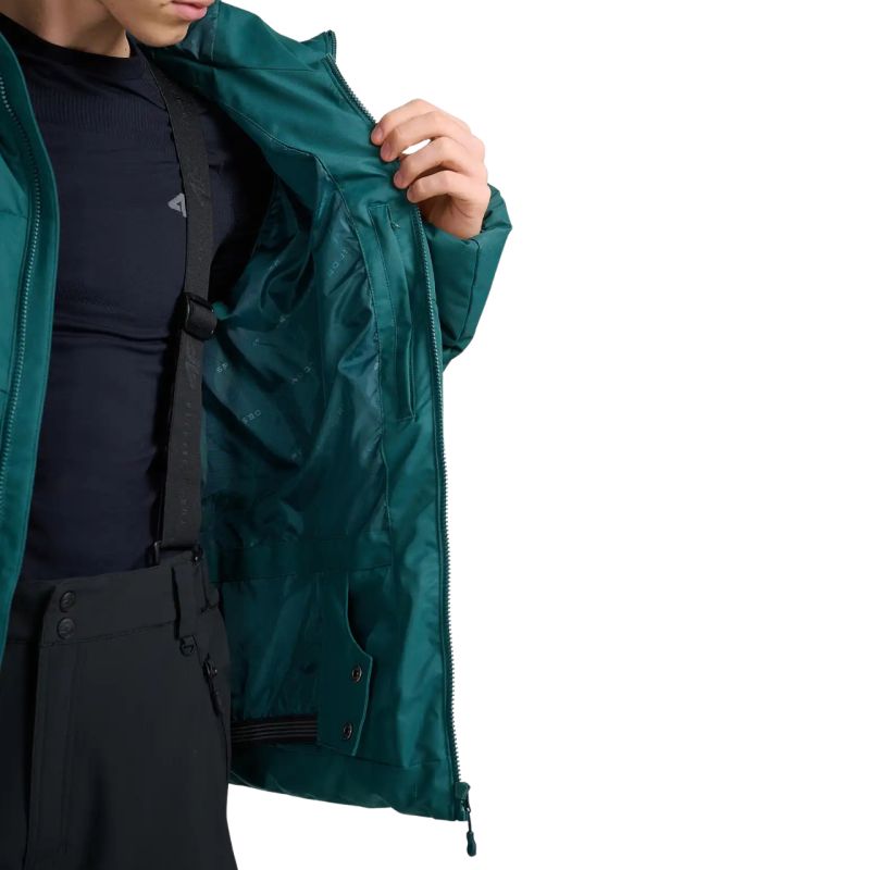 Men's ski jacket 4F M0788 dark green 4FWAW25TTJAM0788 40S 4f