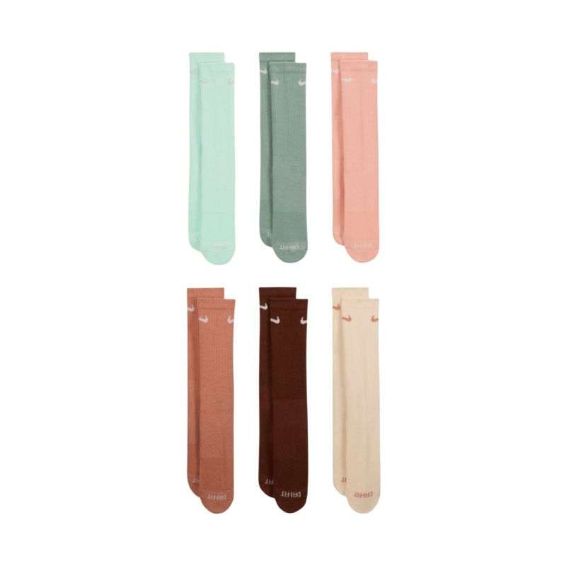 Nike Everyday Plus Cush Socks 6 Pairs SX6897 971 In preparation Nike