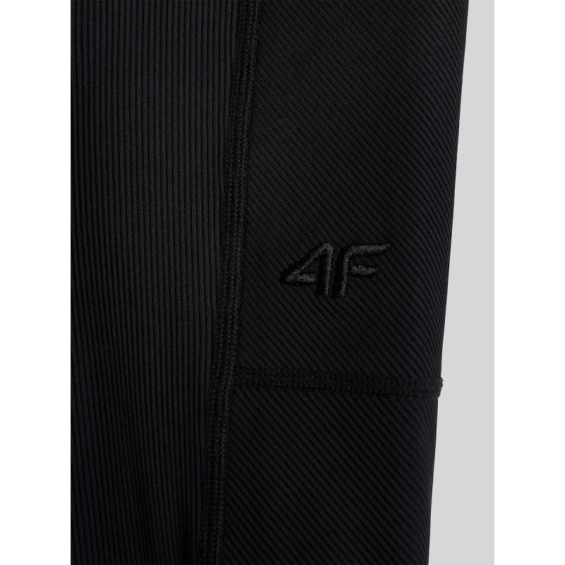 Women's ribbed knit leggings 4F 4FRAW26TTIGF357-20S