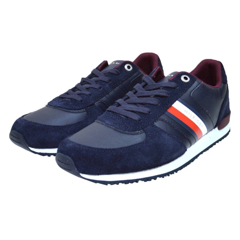 Tommy Hilfiger Iconic Runner Men's Shoes Navy Blue - FM0FM03000 DW5 Obuwie/Buty na co dzień Your Sports Performance