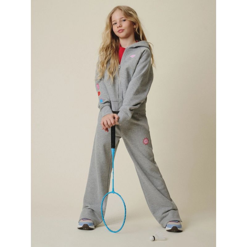 Girls’ Wide-Leg Sweatpants 4F 4FJRSS26TTROF1870-25M