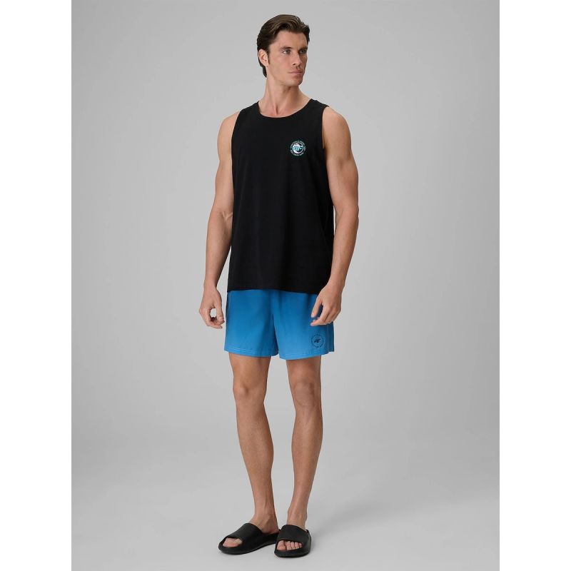 Men's regular sleeveless T-shirt with print 4F 4FRSS26TSLEM366-10S 4f