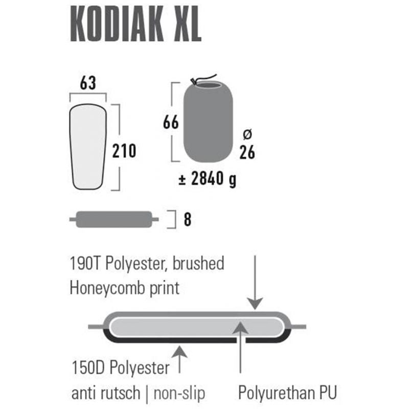 Self-Inflating Mat High Peak Kodiak XL 210x63x8 41131 Accessories/Training equipment Your Sports Performance