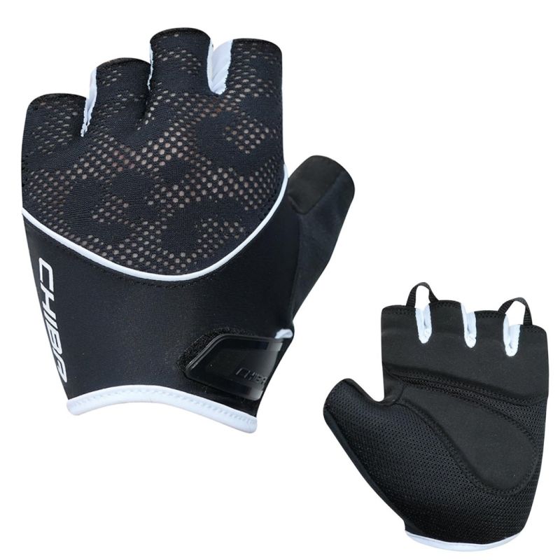 CHIBA LADY GEL gloves Black and white M Clothing Your Sports Performance