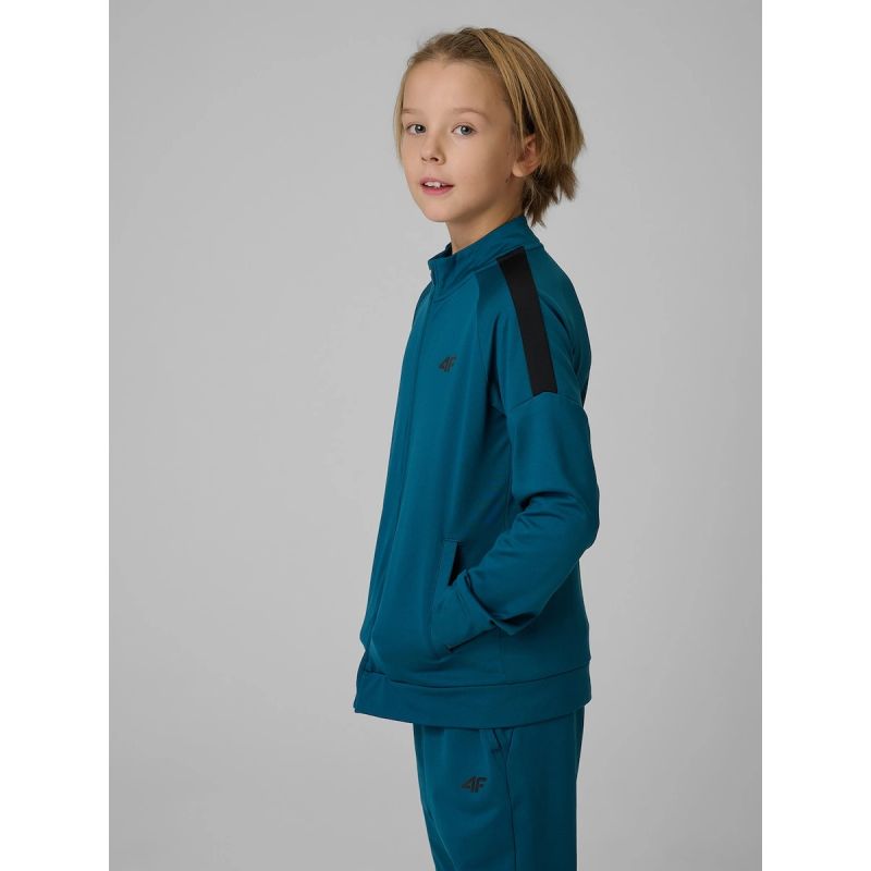 Regular sports sweatshirt without hood for boys 4F 4FJRSS26TFSWM0991-46S 4f