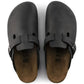 Birkenstock Boston Black women's/men's clogs, oiled leather, narrow slippers (0059463) In preparation Your Sports Performance