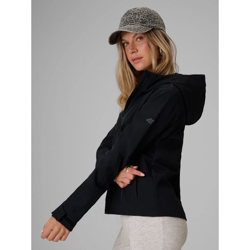 Women's windproof softshell jacket 5000 membrane 4F 4FRAW26TSOFF680-20S